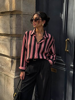 Shirt stripes pink