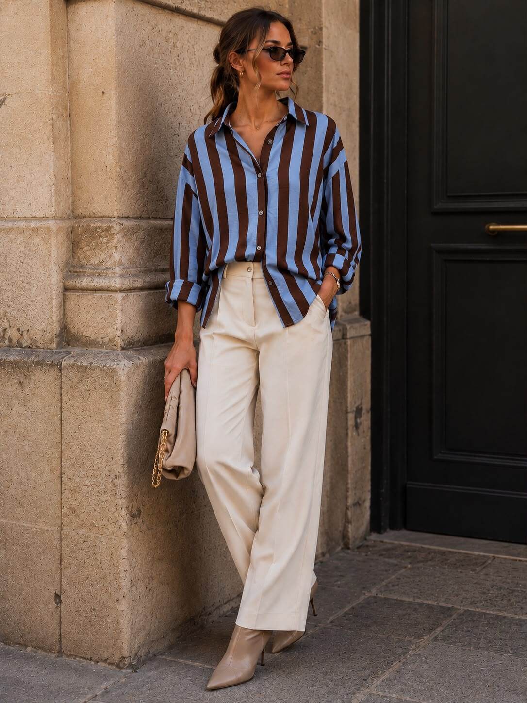 Shirt stripes blue - 2