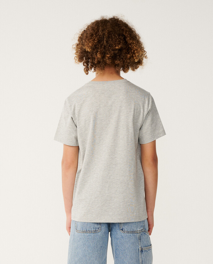 Rip Curl t-shirt jr Streamline circle logo grey marble - 3