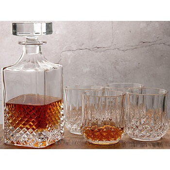 Whiskey karaff och 4 glas - inklusive gravyr på karaffen