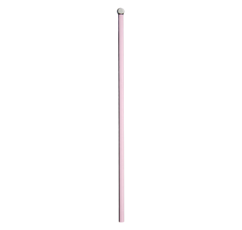 Cocktail Drinkstav för Karaff rosa/klar