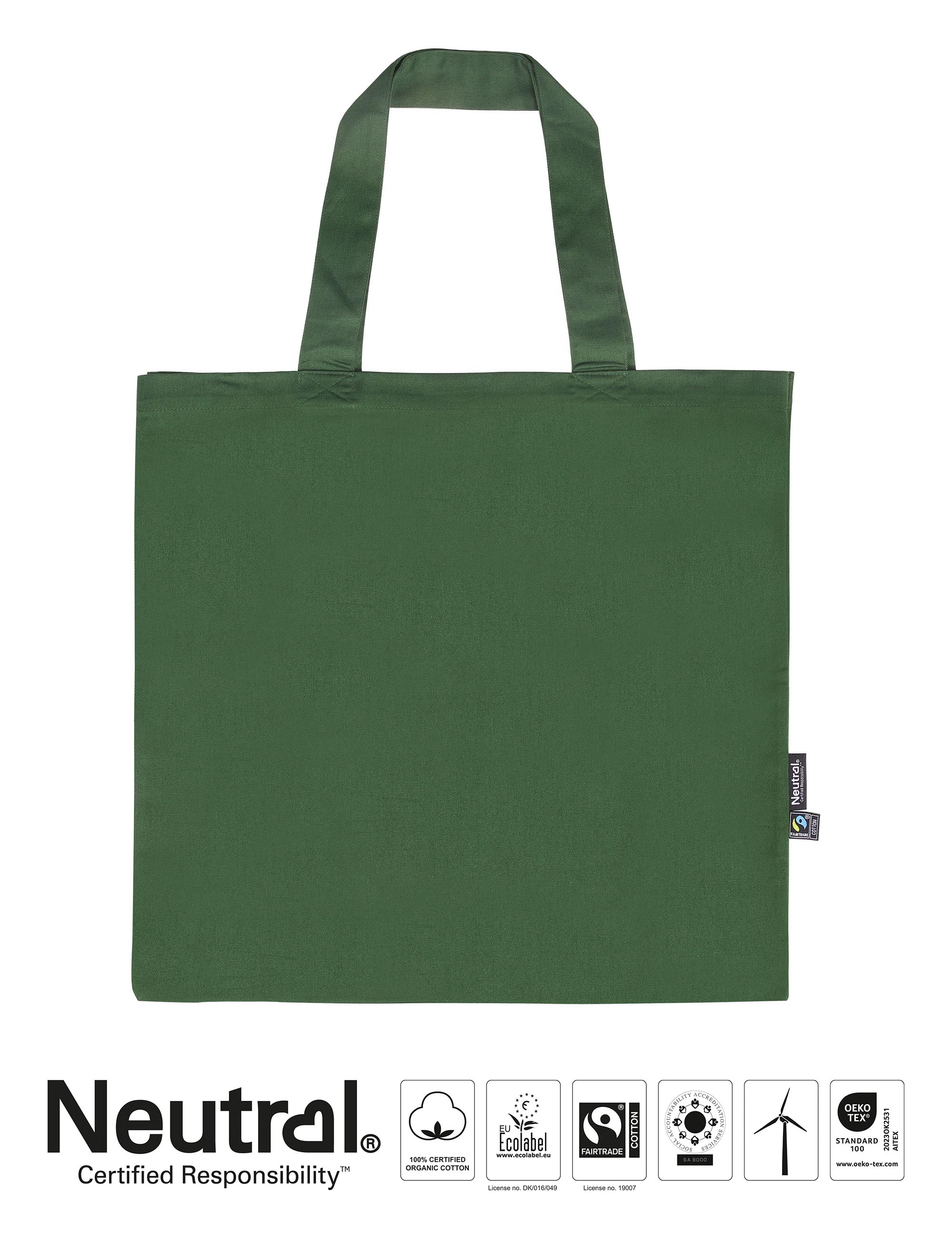 Twill Shopper Bag, Neutral, EKO -  6 olika färger - 2