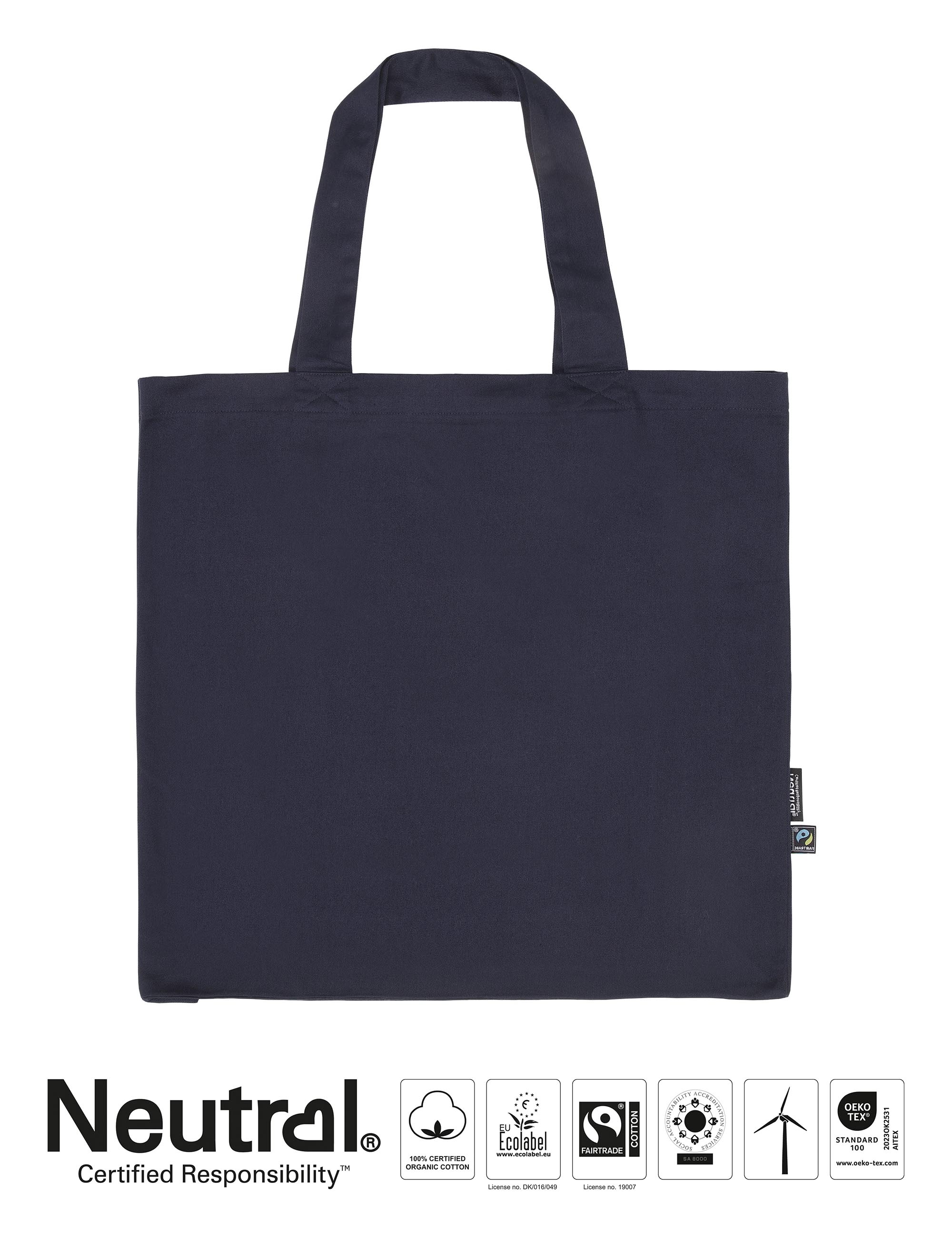 Twill Shopper Bag, Neutral, EKO -  6 olika färger - 4