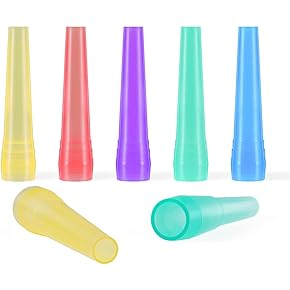 25 st Munstycken Shisha Blandade Färger längd 6 cm