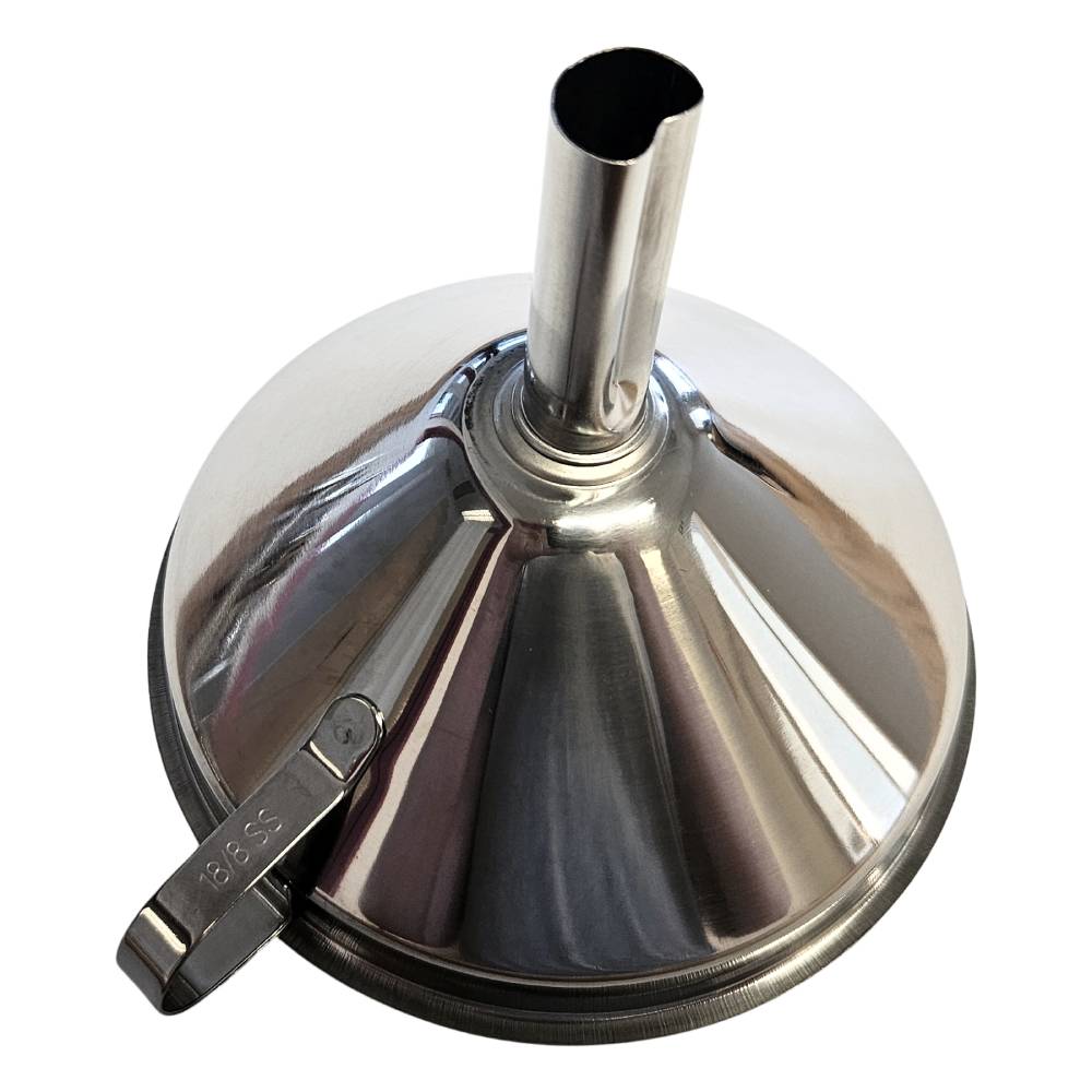 Stainless Funnel with Strainer - 4