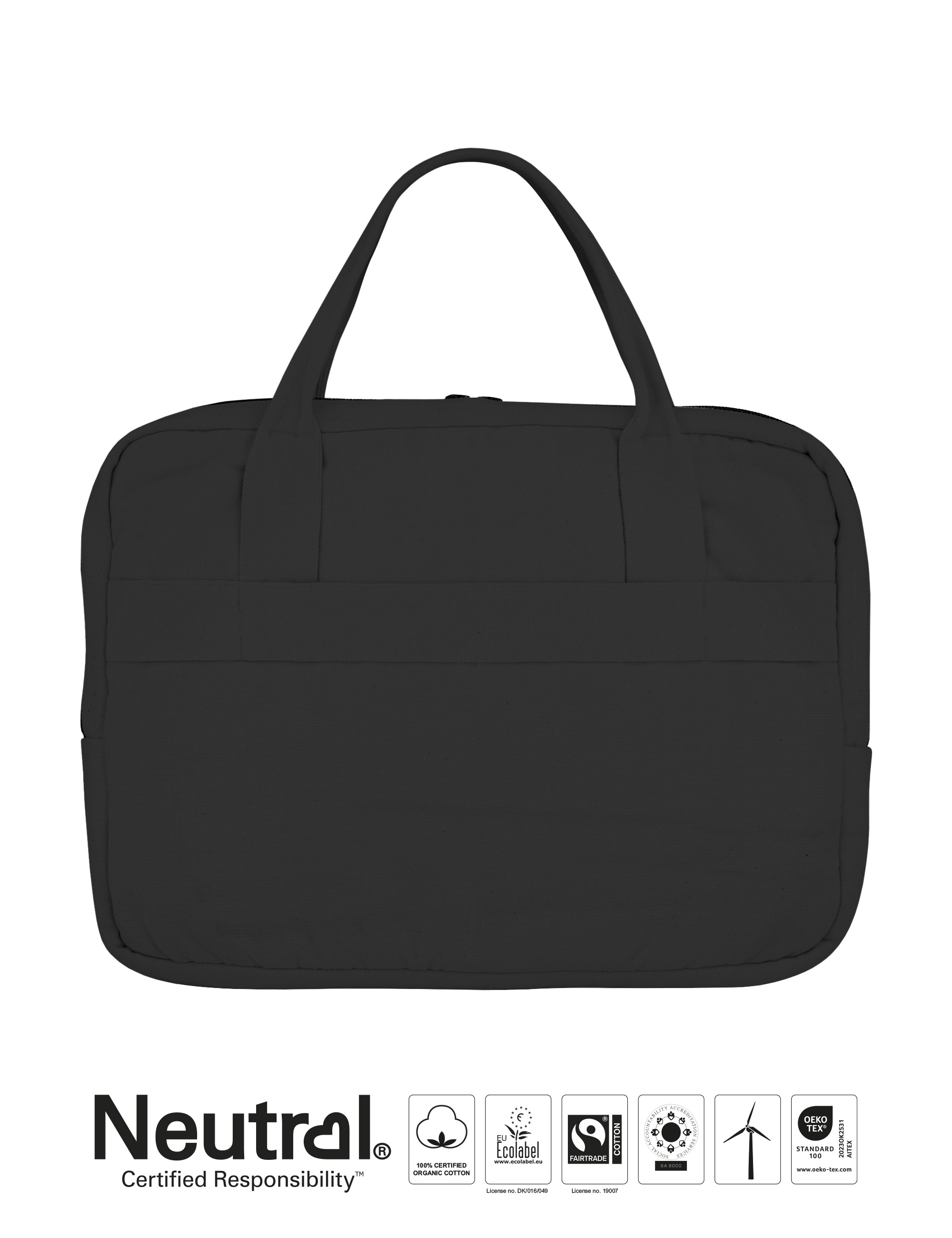 Business Bag, Neutral. EKO, Fairtrade, GOTS - 3 olika färger - 6