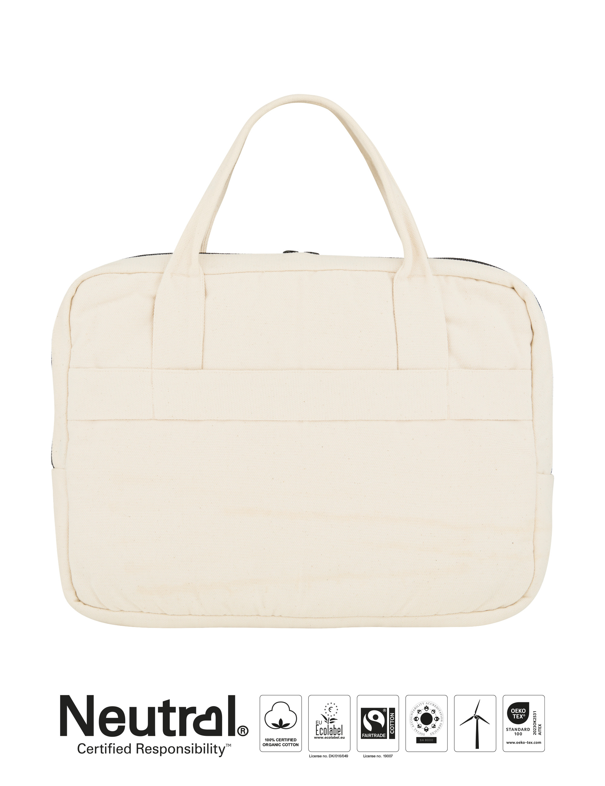 Business Bag, Neutral. EKO, Fairtrade, GOTS - 3 olika färger - 4