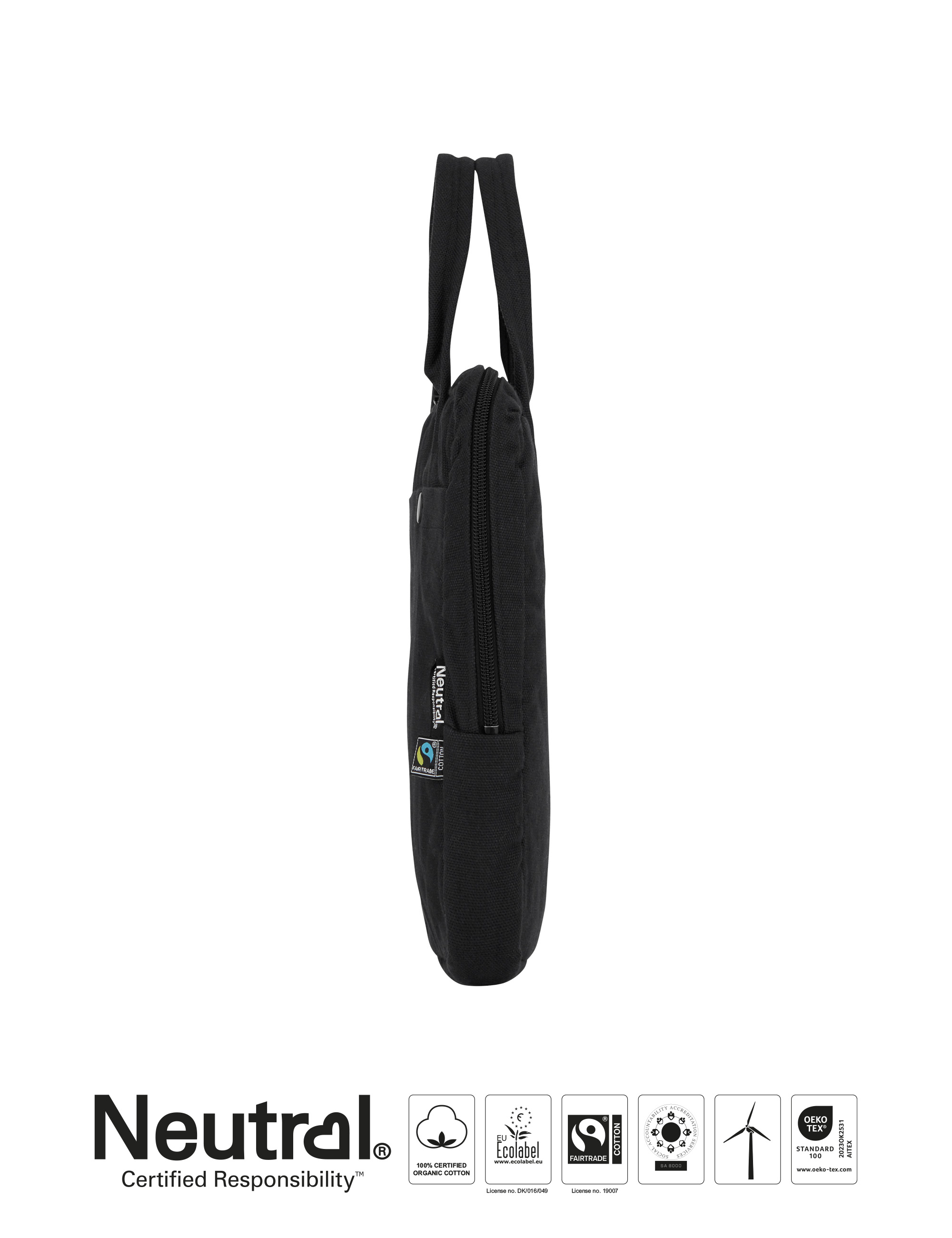 Business Bag, Neutral. EKO, Fairtrade, GOTS - 3 olika färger - 7