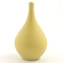 Stig Lindberg (Vitrin 1956) Yellow Raindrop Vase 16 cm
