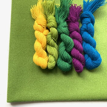 Wool Embroidery Kit 26G 50x50 cm DIY 