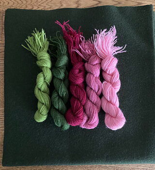 Wool Embroidery Kit 26K 50x50 cm DIY 
