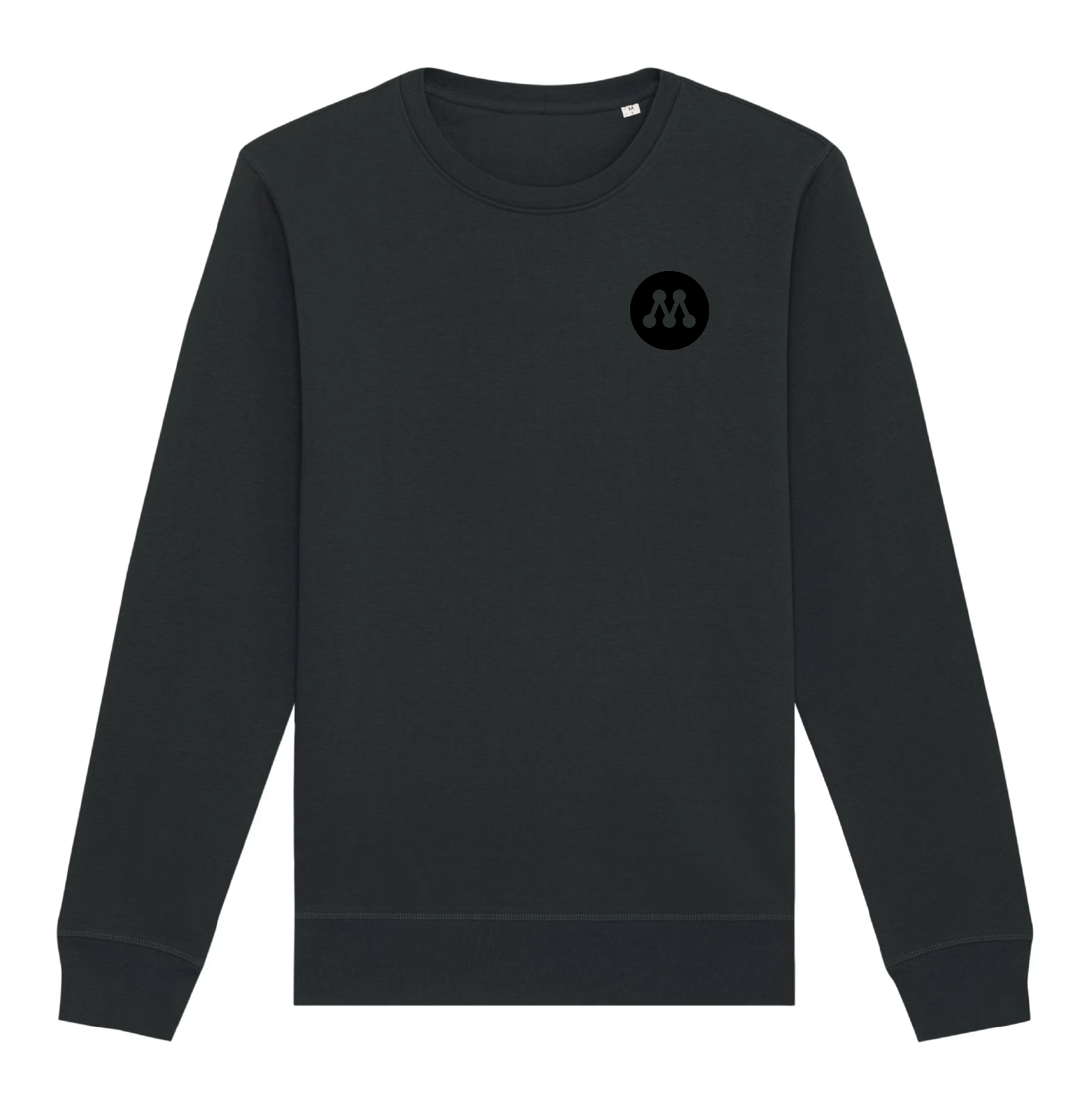 Sweatshirt Logo PU-Läder - Roller Black S/S - Moderaterna