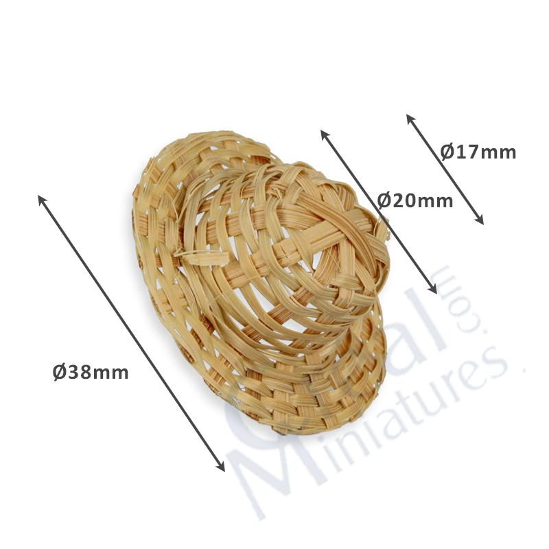 Straw hat,  white - 2