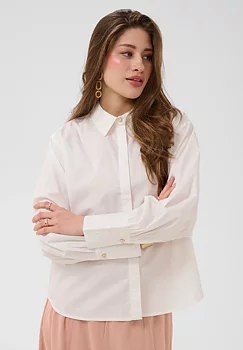 Cream Leli Shirt Snow White