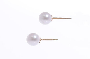 7.5-8mm Akoya pearl earring
