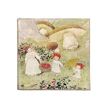 Elsa Beskow Servetter - Tomtebobarnen