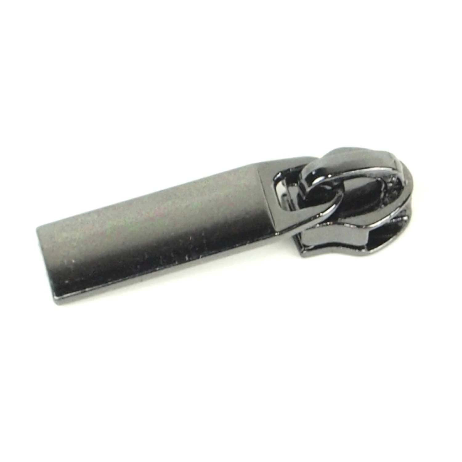 Dragkedjekläppar, Rectangel, 4-pack, Gunmetal till #5 dragkedja