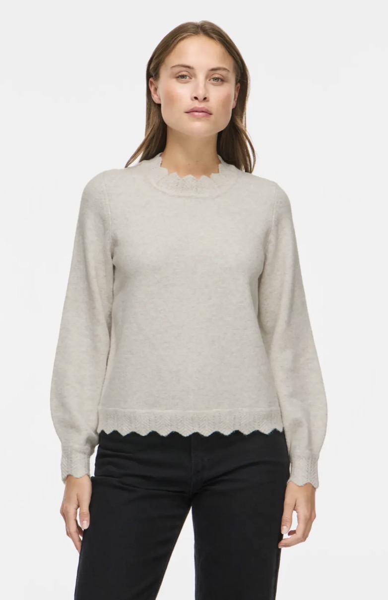 Vila Nikolina o-neck Knit Pullover Super light