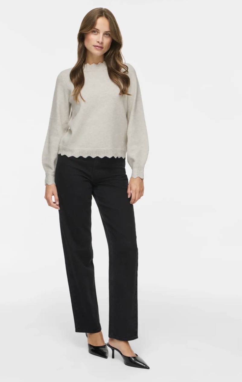 Vila Nikolina o-neck Knit Pullover Super light - 3