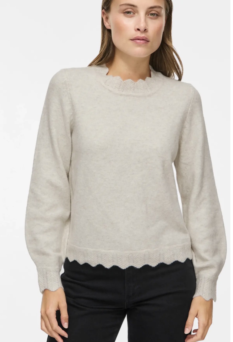 Vila Nikolina o-neck Knit Pullover Super light - 4