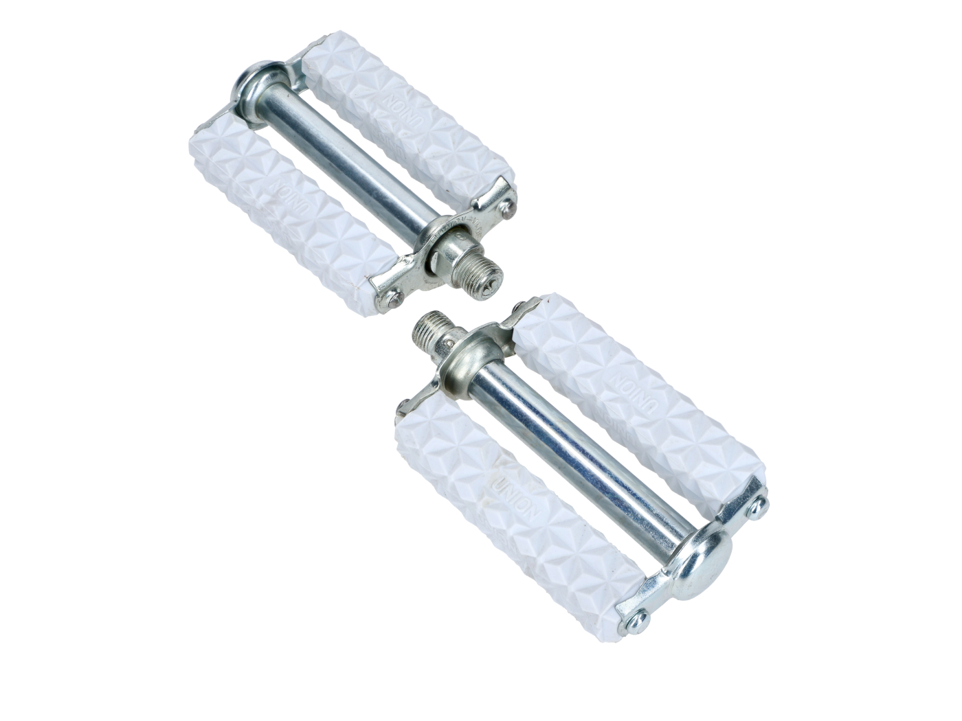Union White Pedal Set, 14x1.25 mm thread