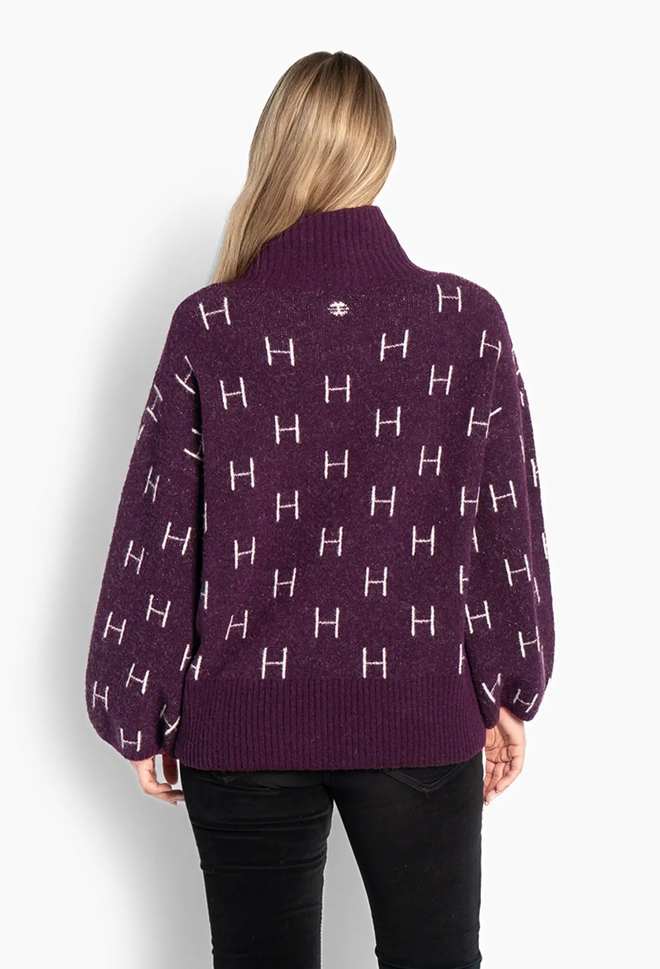 Fam Short Sweater - Potent Purple - HÉST - 3