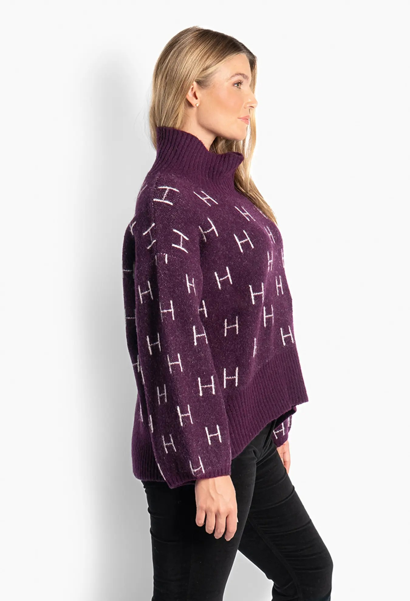 Fam Short Sweater - Potent Purple - HÉST - 5