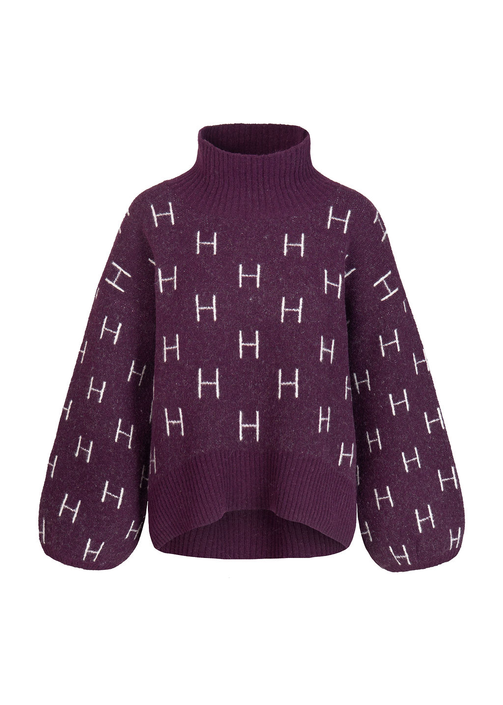 Fam Short Sweater - Potent Purple - HÉST