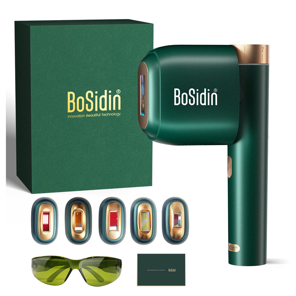 BoSidin IPL Hair Removal Device With Painless Ice-Cooling