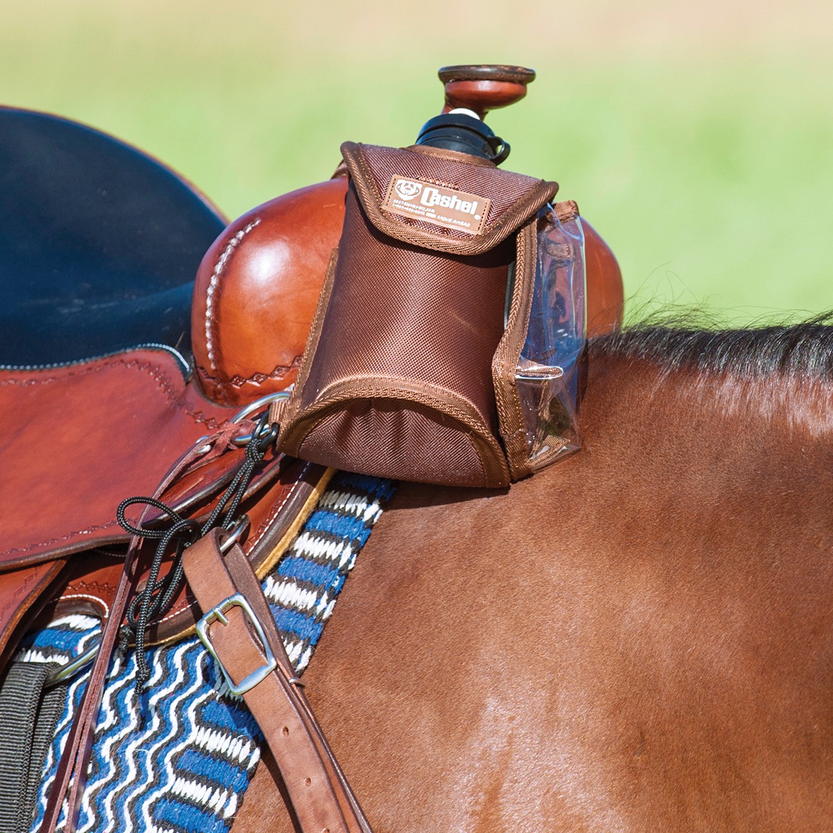 Cashel© Pommel Saddle Bag Bottle Holder and GPS Case - 2