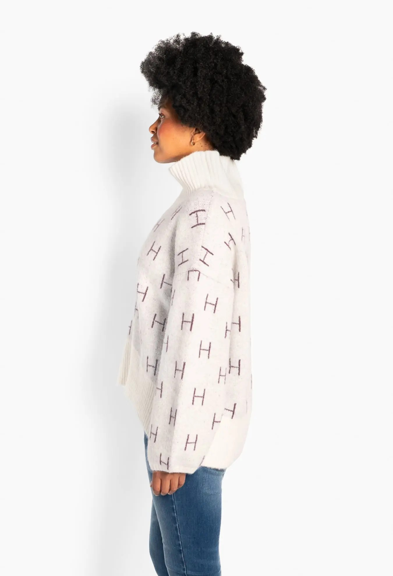 Fam Short Sweater - Vanilla Ice - HÉST - 4
