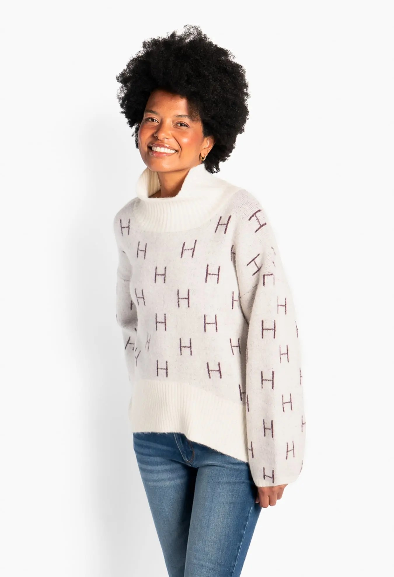 Fam Short Sweater - Vanilla Ice - HÉST