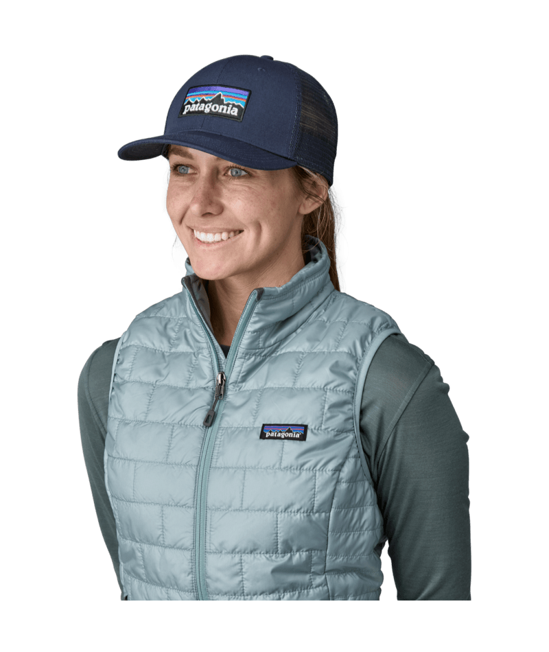 Patagonia keps P-6 logo trucker new navy - 2