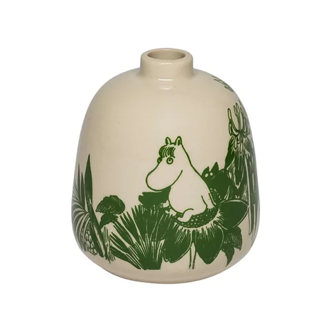 Mumin Vas Mystical Forest 8,3 cm – Återvunnen keramik från Moomin Arabia
