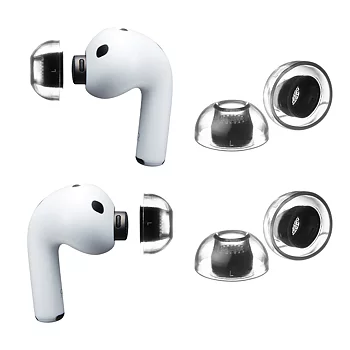 AZLA Crystal 2 for Airpods Pro 3 Mixed Size 1 Par Set