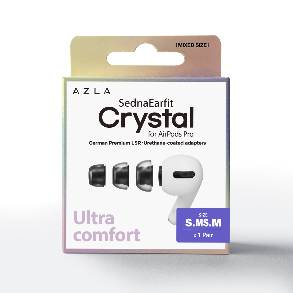 AZLA Crystal for Airpods Pro 1, 2 Mixed Size 1 Par set