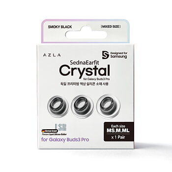 AZLA Crystal for Galaxy Buds 3 Pro Mixed Size 1 Par Set