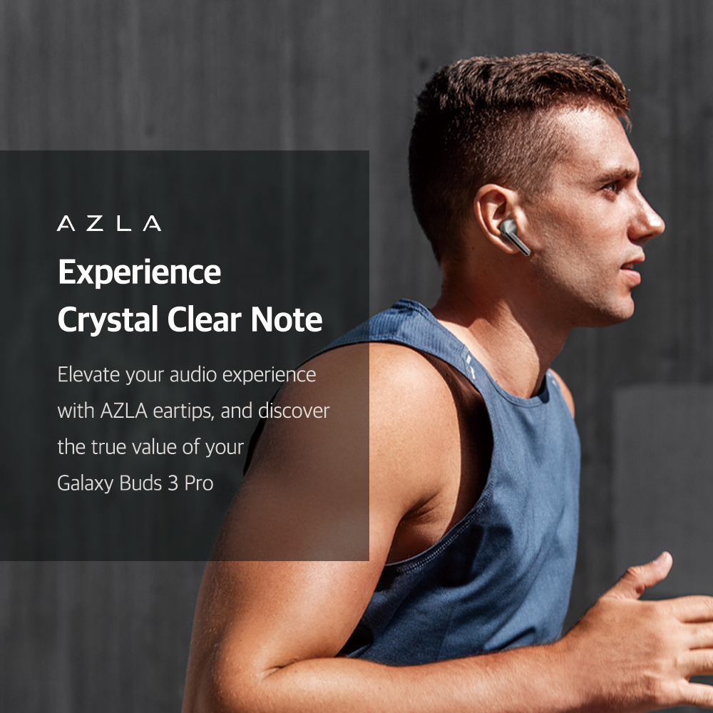 AZLA Crystal for Galaxy Buds 3 Pro Mixed Size 1 Par Set - 10