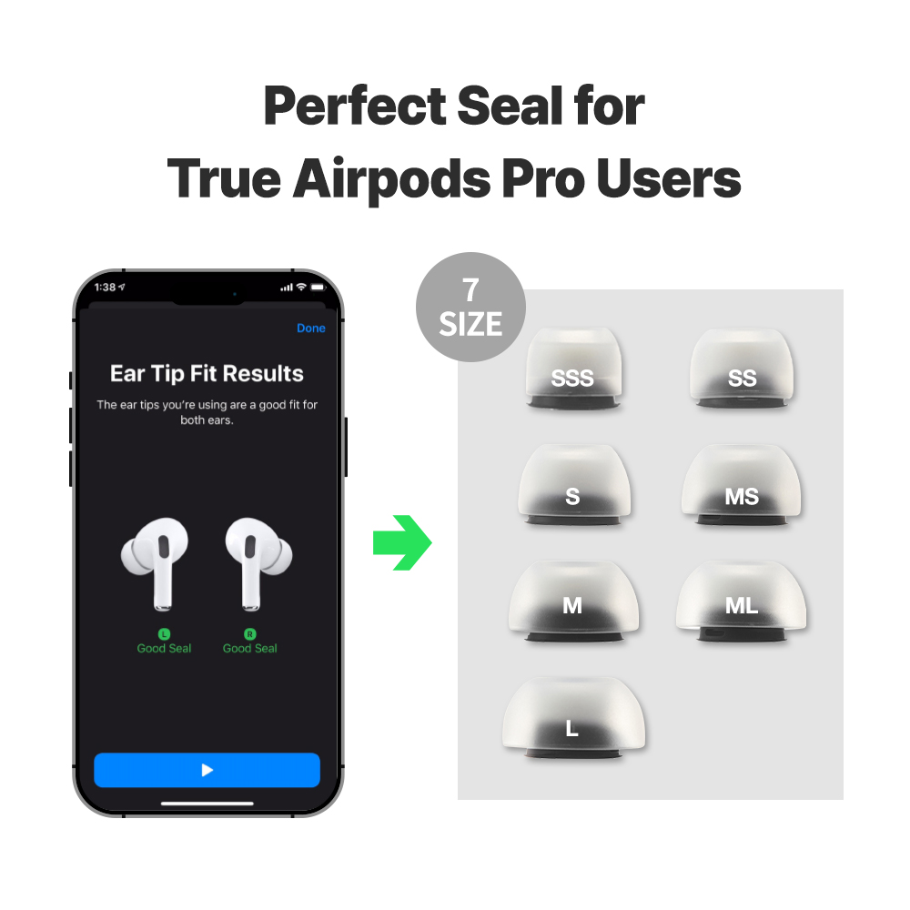 AZLA MAX for Airpods Pro 1, 2 Single Size 2 Par - 5