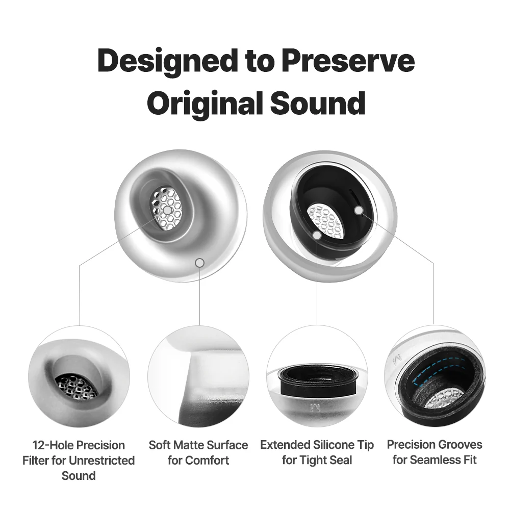 AZLA MAX for Airpods Pro 3 Mixed Size 1 Par Set - 5
