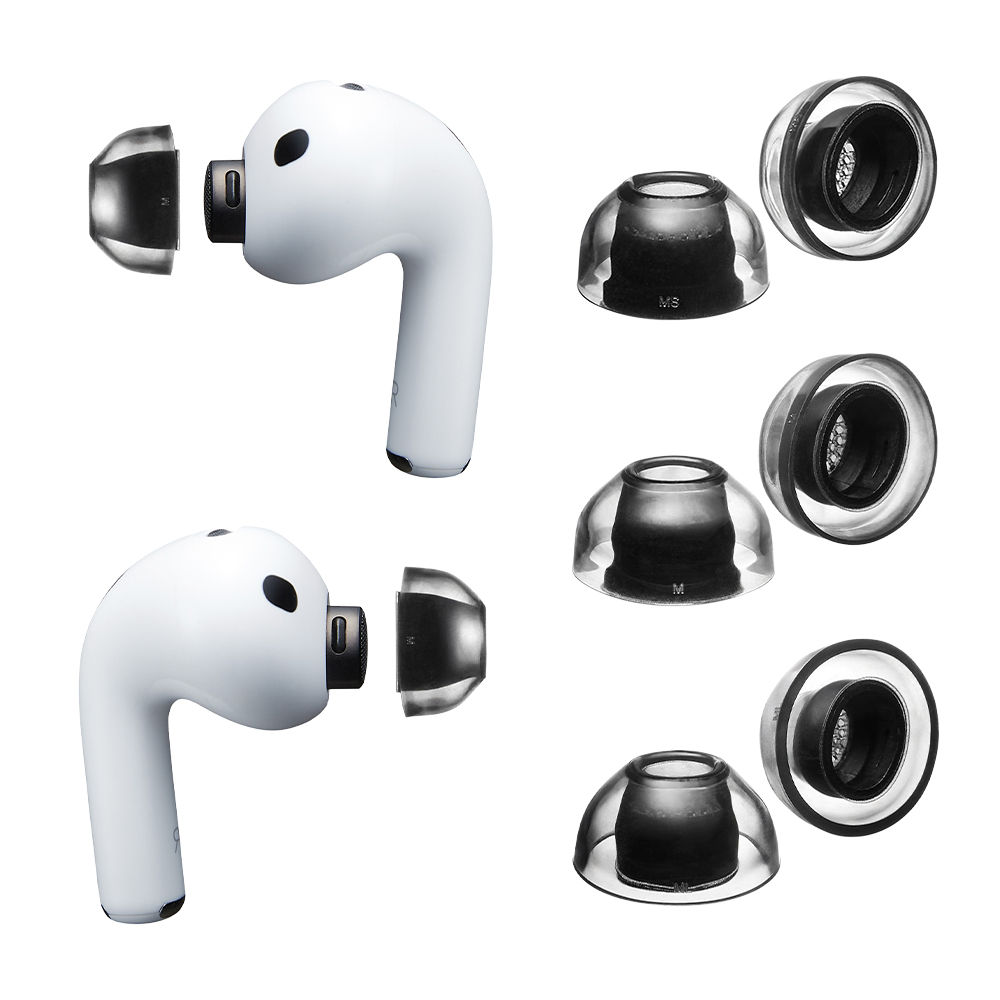 AZLA XELASTEC 2 for Airpods Pro 3 Mixed Size 1 Par Set - 4