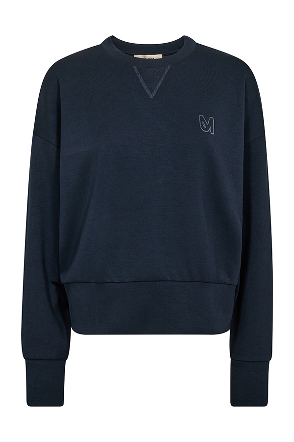 MMKiki Celli O-LS Sweatshirt Salute Navy