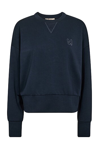 MMKiki Celli O-LS Sweatshirt Salute Navy