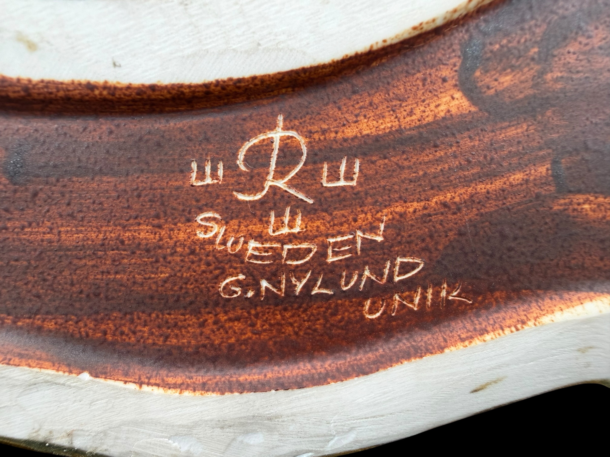 Rörstrand Gunnar Nylund  “Saint George and the Dragon,” signed “Unique” - 6