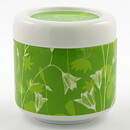 Heini Riitahuhta (Keto 2006) Rounded Jar with Green Flower Decor from Arabia 11 cm