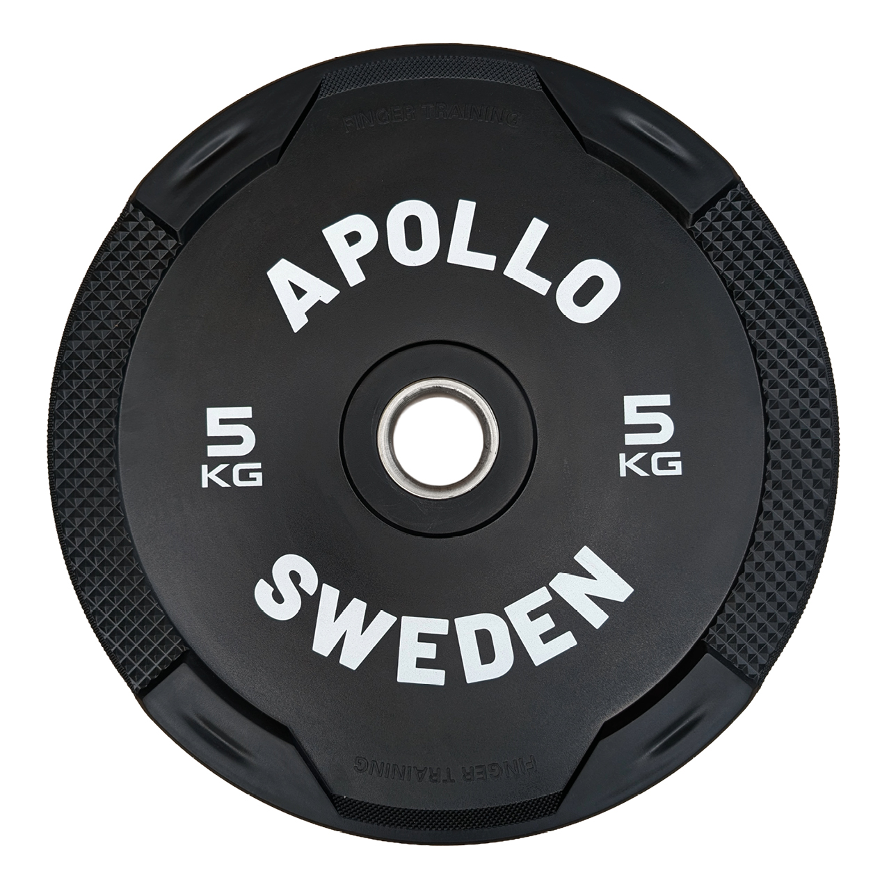 Apollo Bumper Plate Svart 5 kg - Easy Grip
