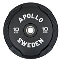 Apollo Bumper Plate Svart 10 kg - Easy Grip