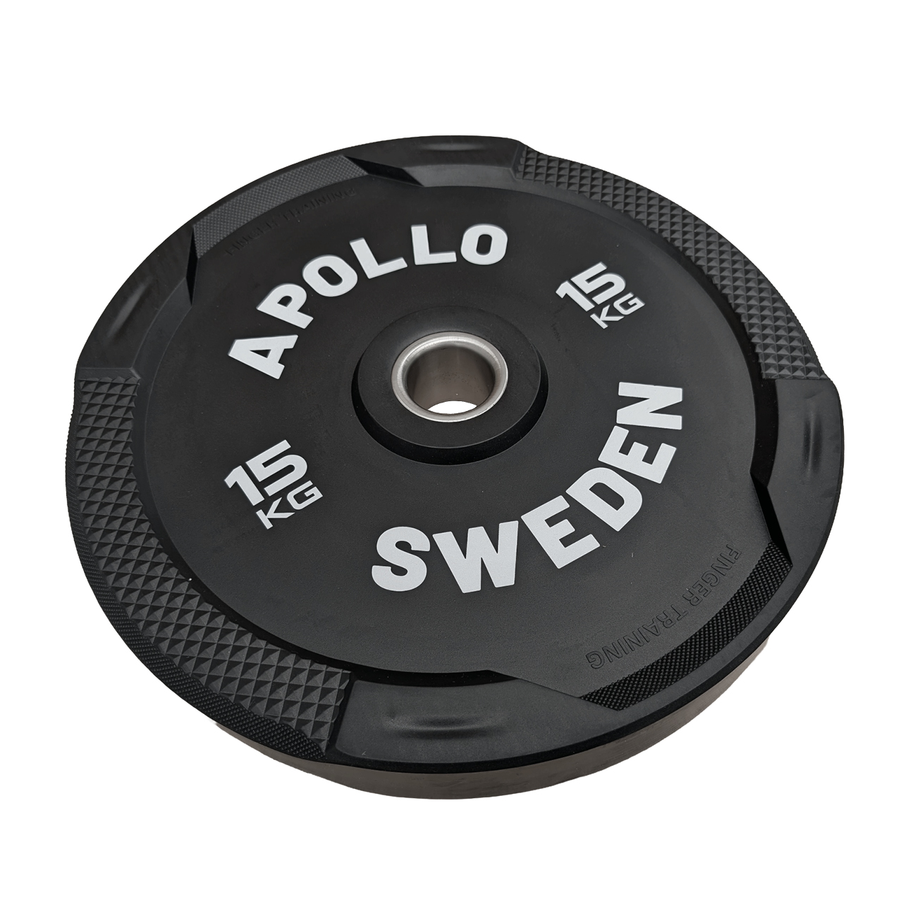 Apollo Bumper Plate Svart 15 kg - Easy Grip - 2