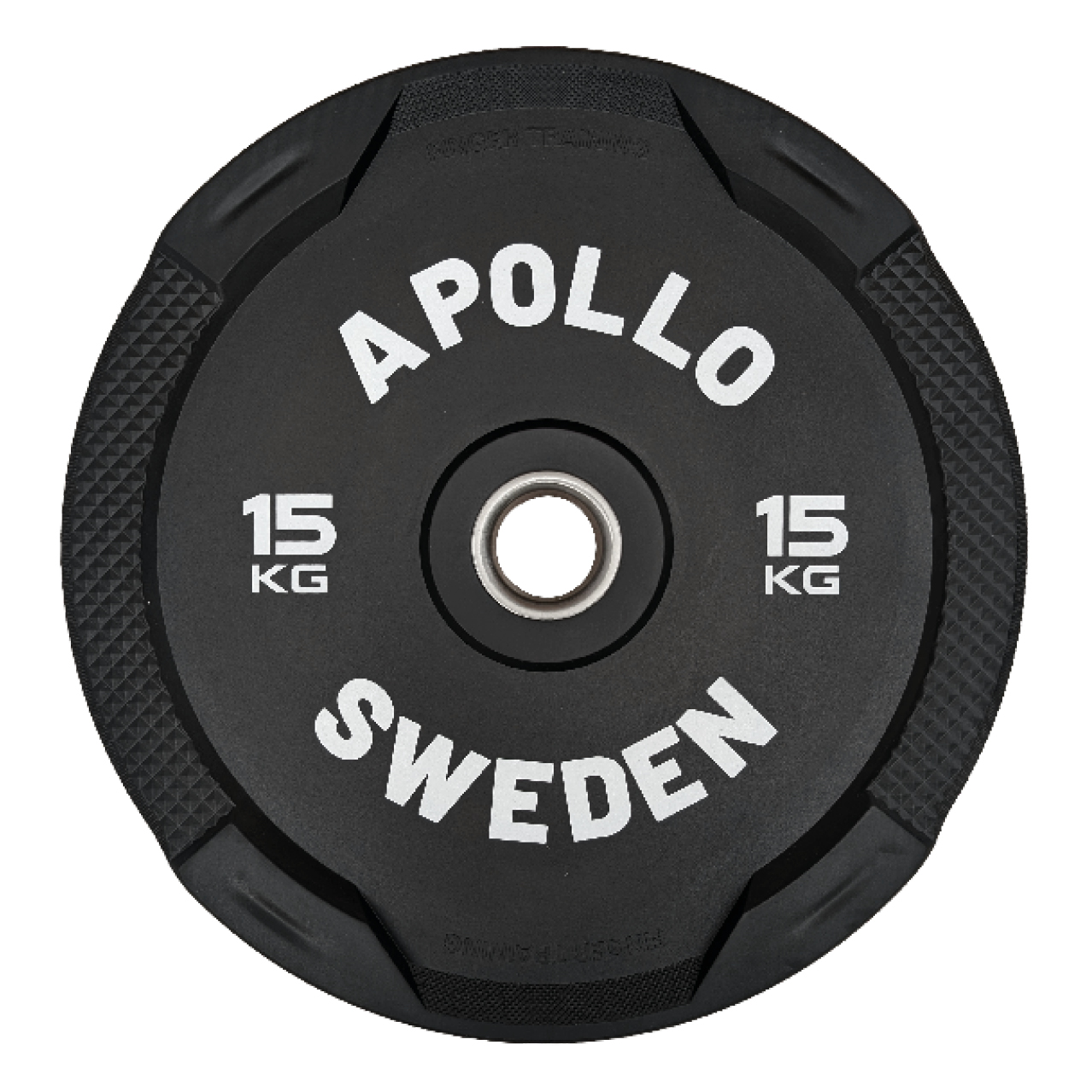 Apollo Bumper Plate Svart 15 kg - Easy Grip