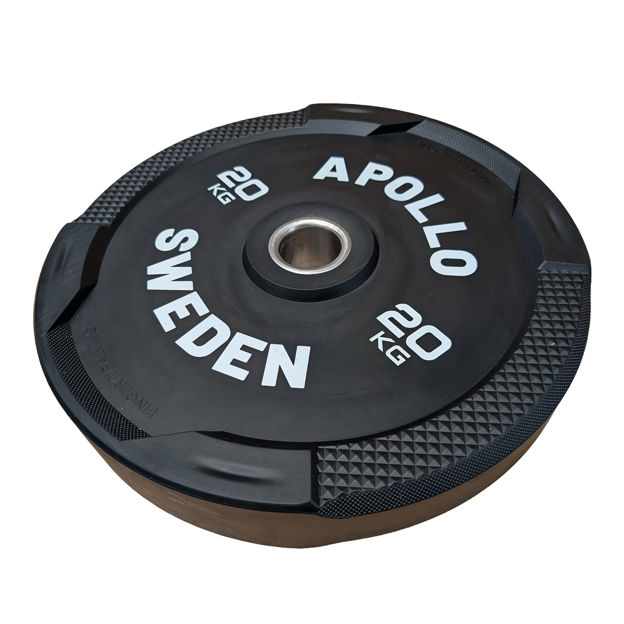 Apollo Bumper Plate Svart 20 kg - Easy Grip - 2